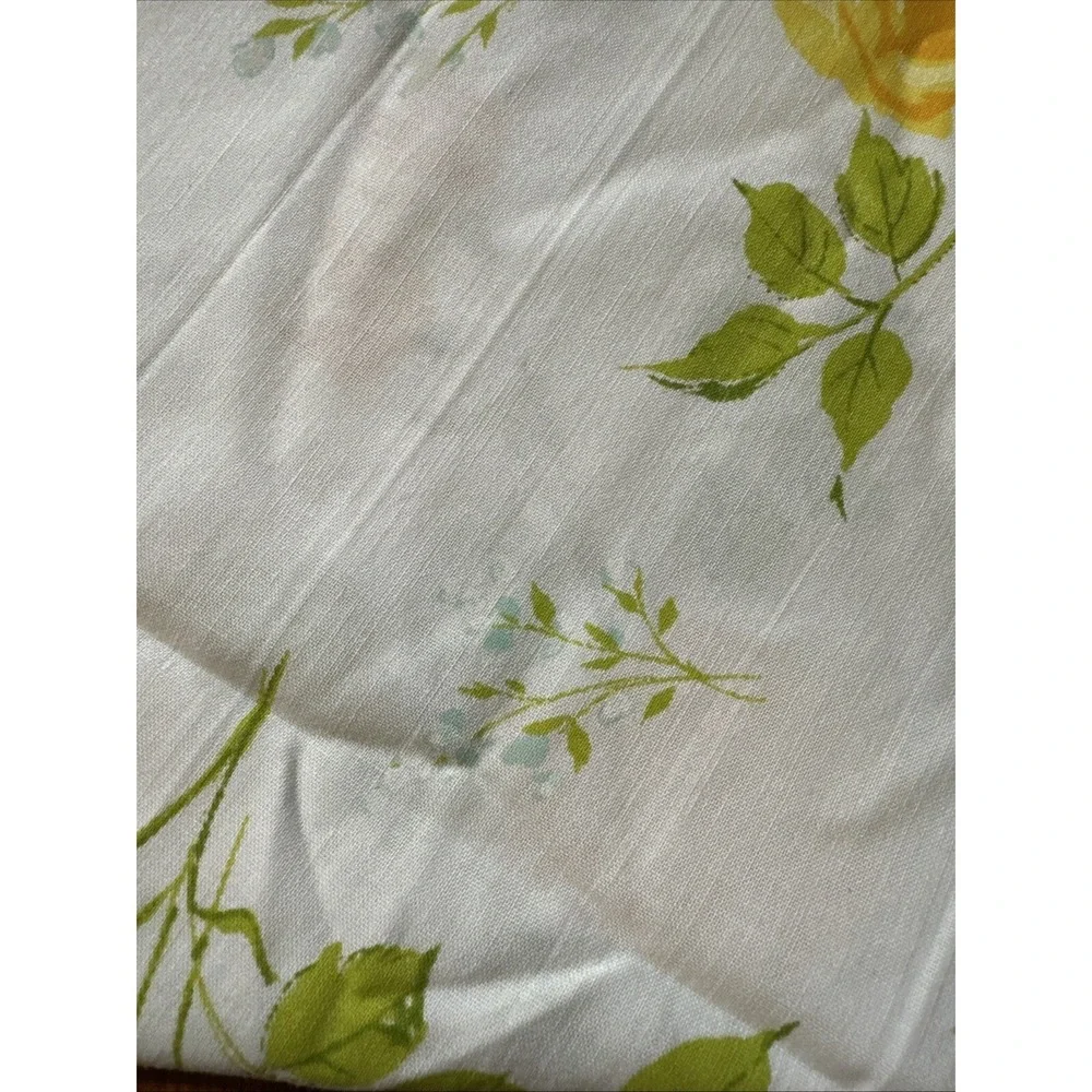 Vintage Morgan‎ Jones Yellow Roses Pillowcase